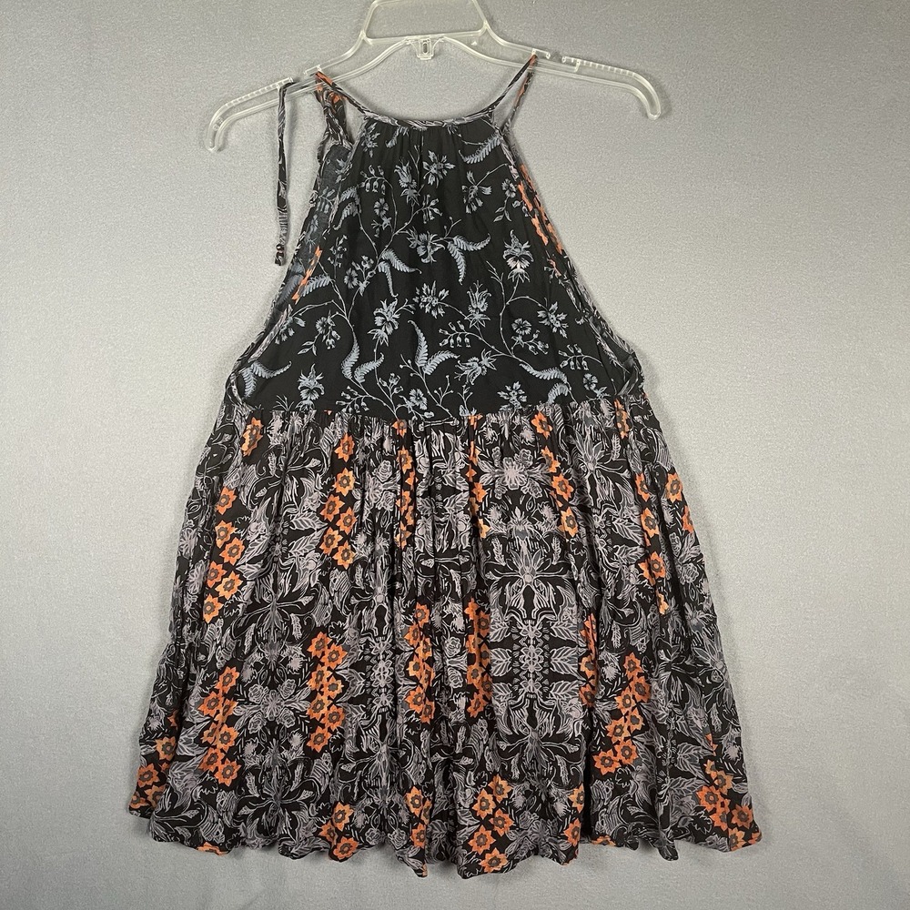 Free People Wildest Dreams Slip Dress Floral Print Size XS Artsy Boho - Picture 2 of 8
